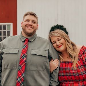 Ivy City Co Madeline Dress in holiday plaid